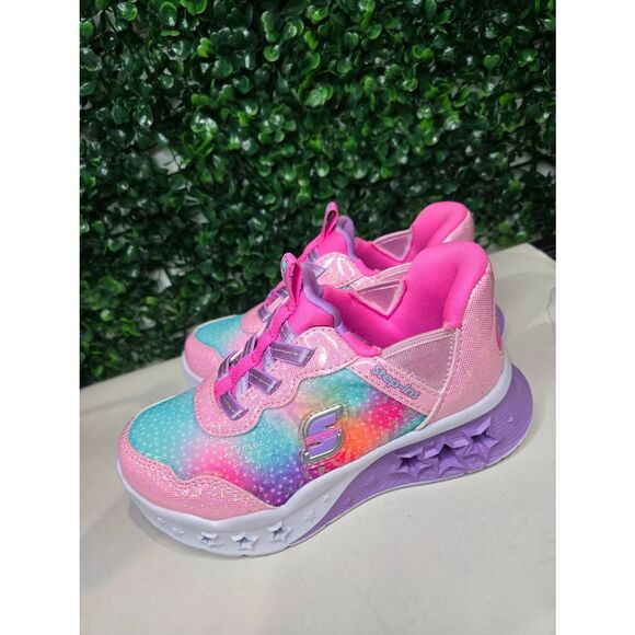 GIRLS SIZE 10 SPORT SKECHERS STEP INS MEMORY FOAM NEW WITHOUT BOX - Picture 6 of 7